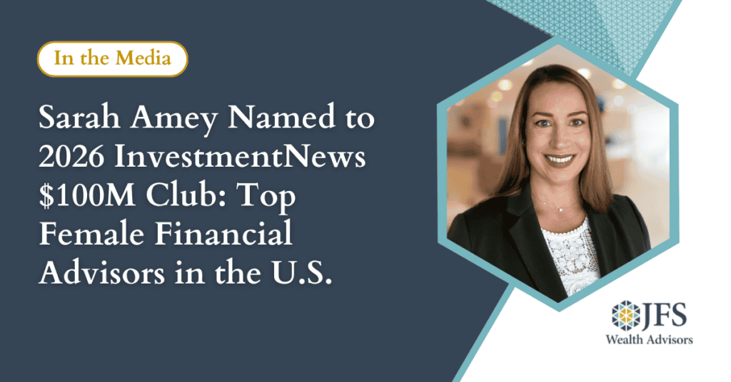 Sarah Amey Named to 2026 InvestmentNews $100M Club: Top Female Financial Advisors in the U.S.