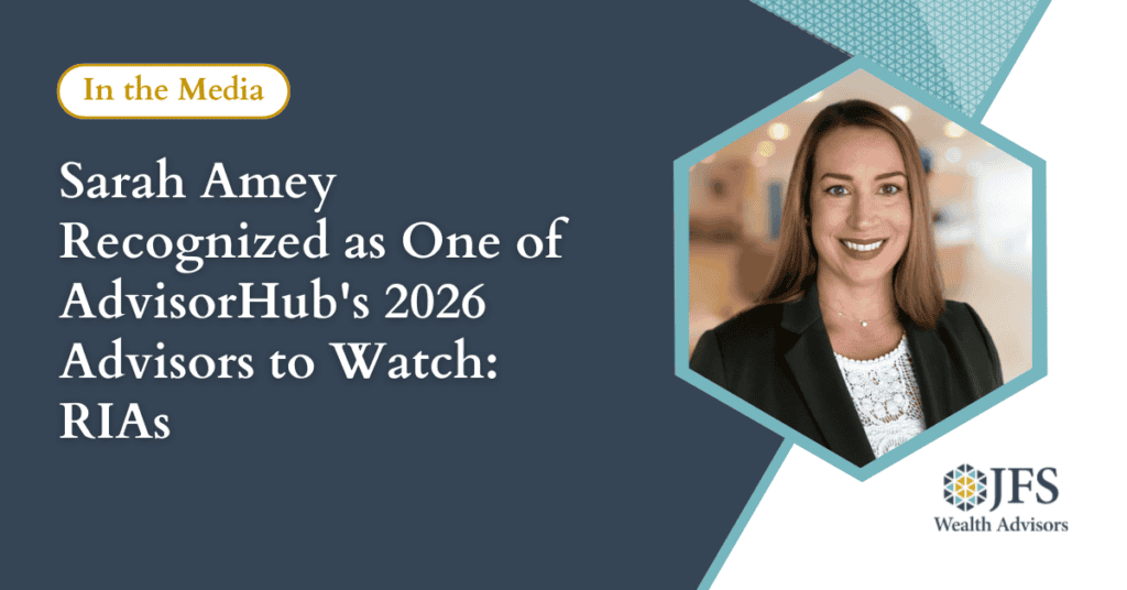 Sarah Amey Named to AdvisorHub's 2026 Advisors to Watch: RIAs